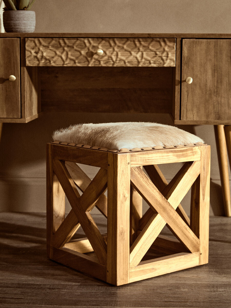 Frida Wood Effect 2 Door and 1 Drawer Desk