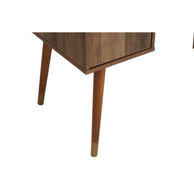 Frida Wood Effect 2 Door and 1 Drawer Desk