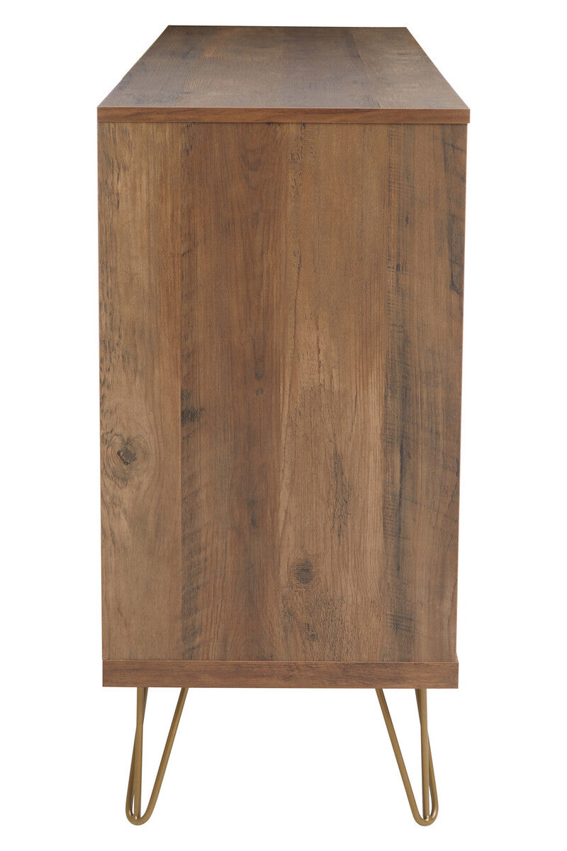 Flori Wood Effect 2 Door and 3 Drawer Sideboard