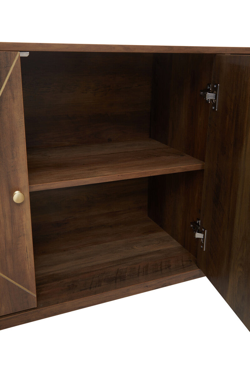 Flori Wood Effect 2 Door and 3 Drawer Sideboard