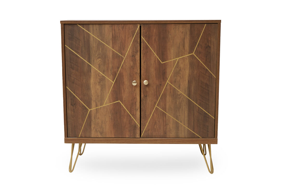 Flori Wood Effect 2 Door Sideboard