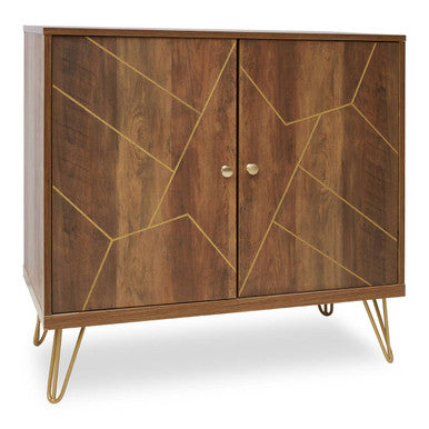 Flori Wood Effect 2 Door Sideboard