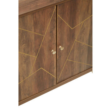 Flori Wood Effect 2 Door Sideboard
