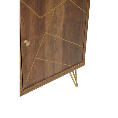 Flori Wood Effect 2 Door Sideboard