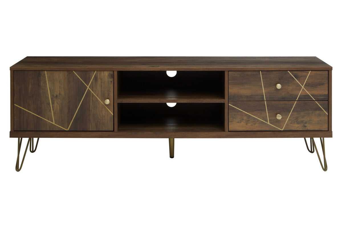 Flori Wood Effect Media Unit