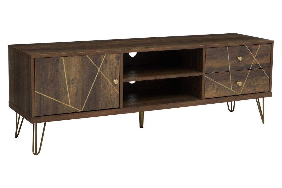 Flori Wood Effect Media Unit