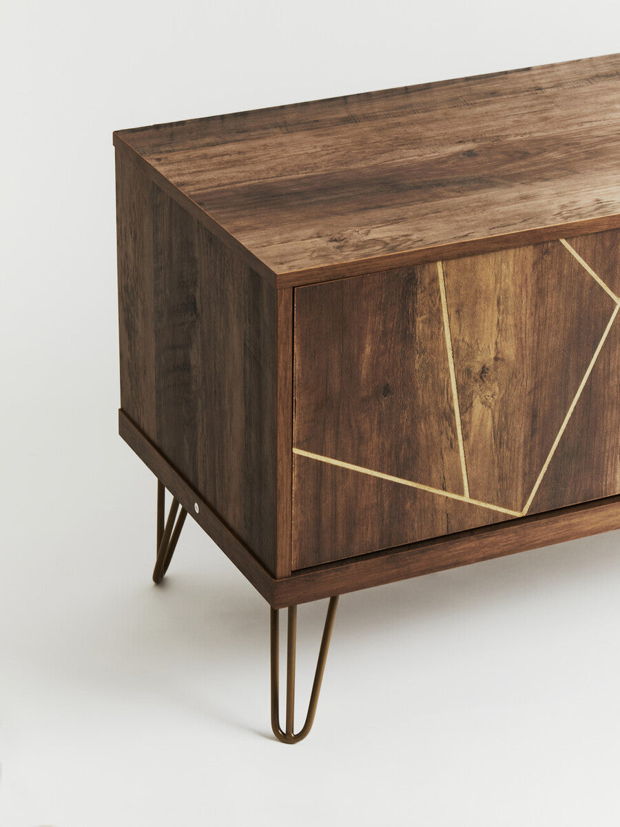 Flori Wood Effect Media Unit