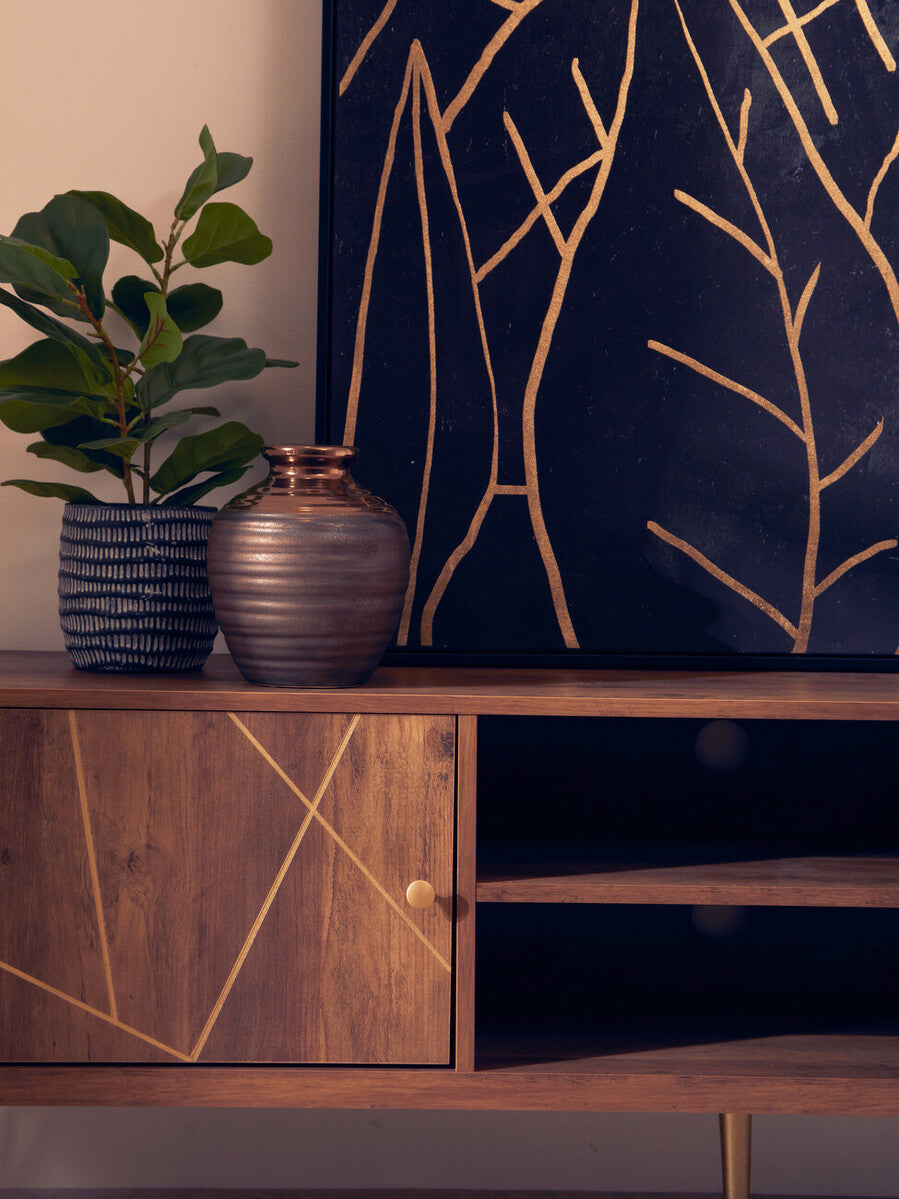 Flori Wood Effect Media Unit