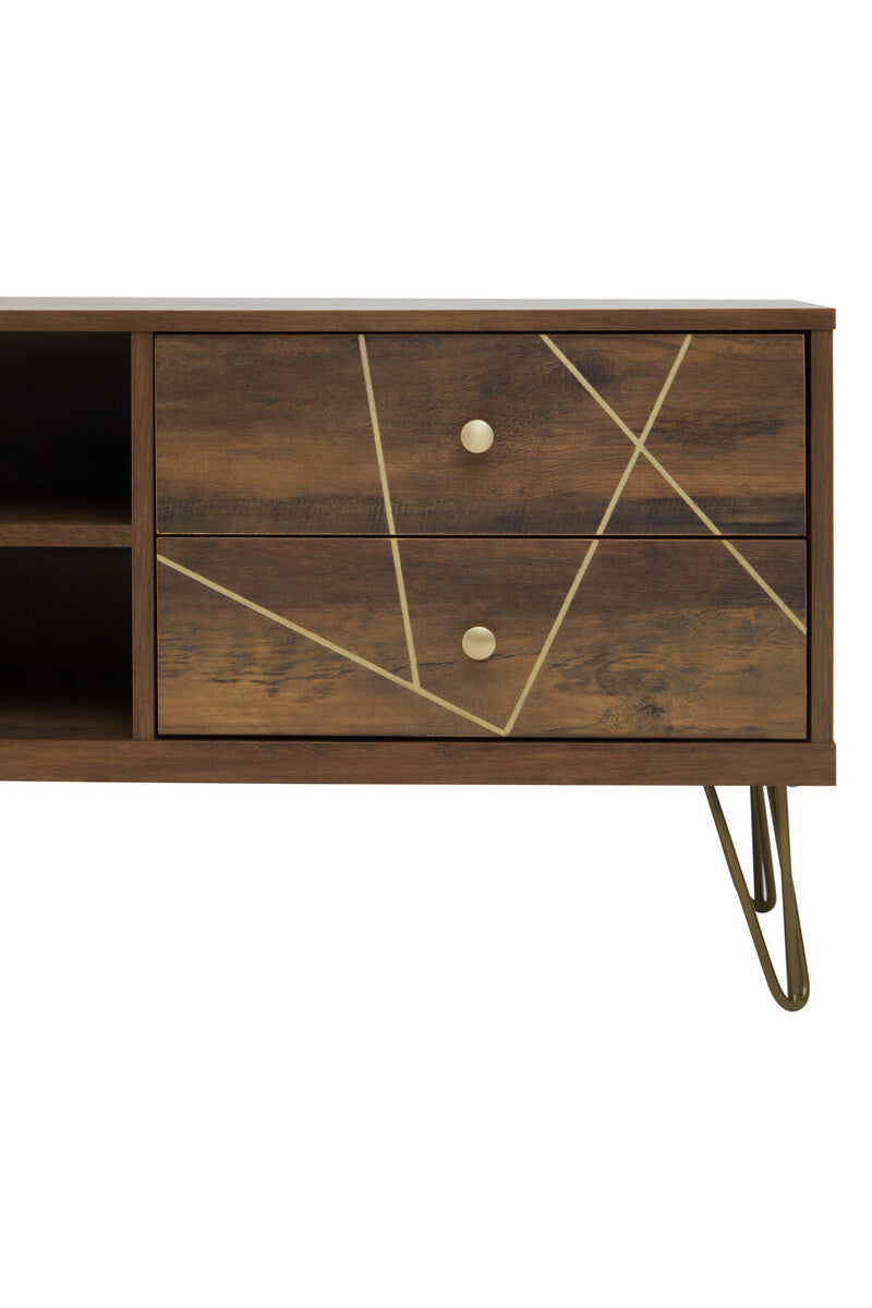 Flori Wood Effect Media Unit