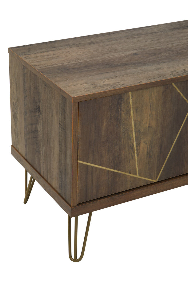 Flori Wood Effect Media Unit