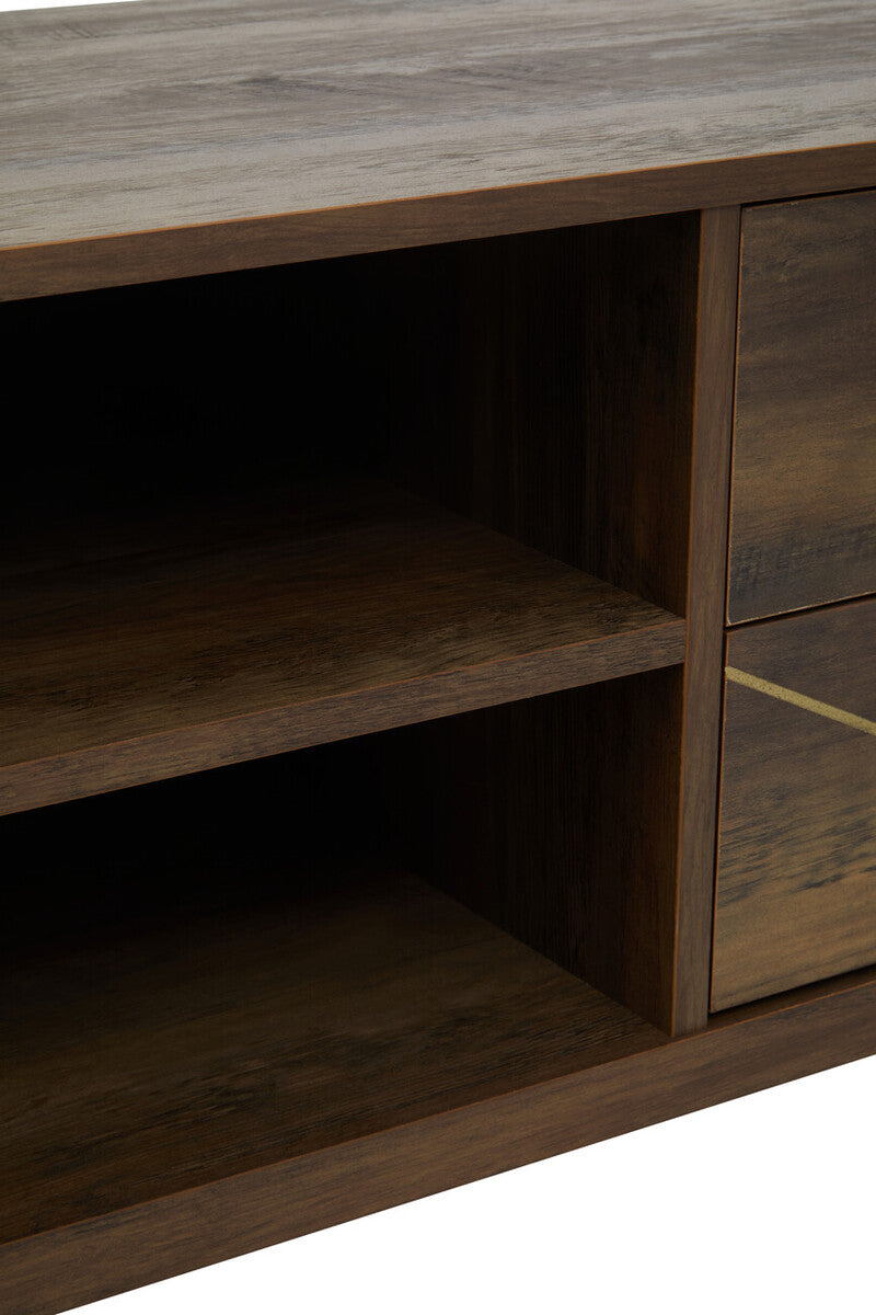 Flori Wood Effect Media Unit
