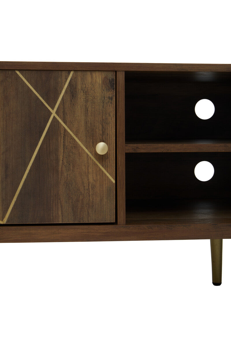 Flori Wood Effect Media Unit