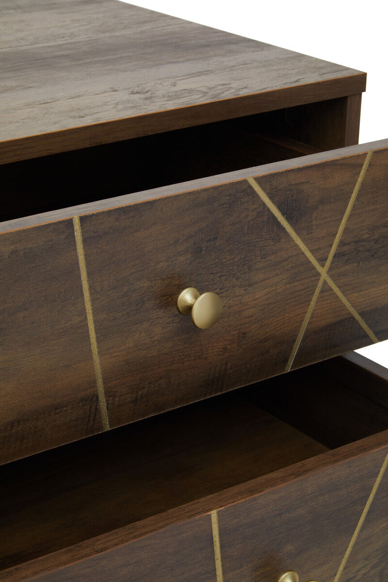 Flori Wood Effect Media Unit