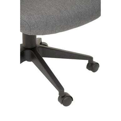 Brent Grey Mesh and Fabric High Back Home Office Chair
