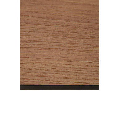 Veneto Natural Wood Effect Dining Table with Gold Finish Legs