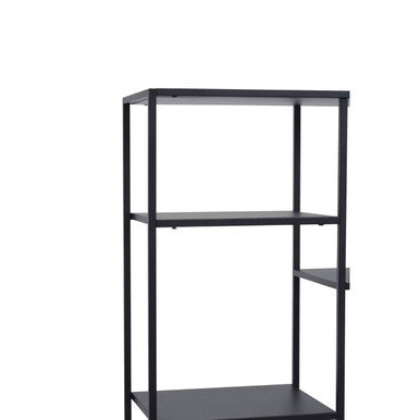 Acero Black Metal Multi Tier Shelf Unit