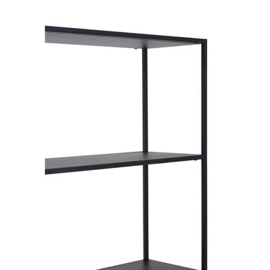 Acero Black Metal Multi Tier Shelf Unit