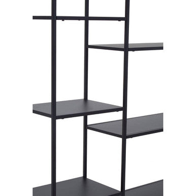 Acero Black Metal Multi Tier Shelf Unit