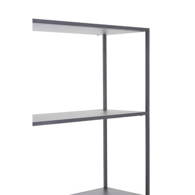 Acero Grey Metal Multi Tier Shelf Unit