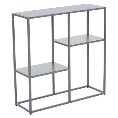Grey Metal Three Tier Shelf Unit | Acero