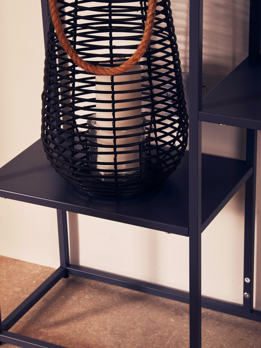 Grey Metal Three Tier Shelf Unit | Acero