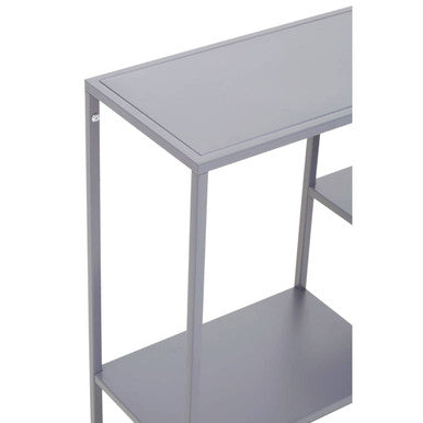 Grey Metal Three Tier Shelf Unit | Acero
