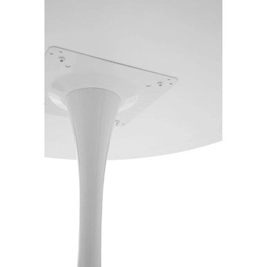 Laila White Large Round Dining Table