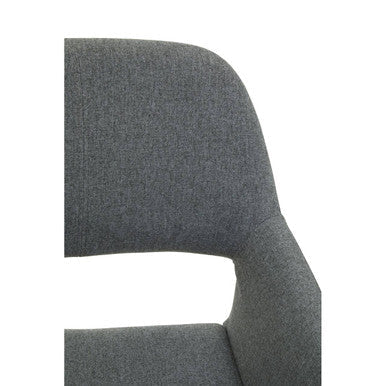 Stockholm Grey Fabric Dining Chair
