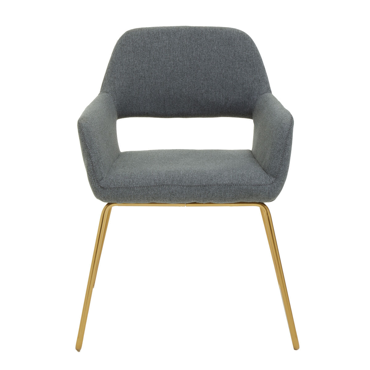 Stockholm Grey Fabric Dining Chair
