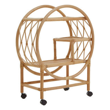 Mataram Natural Rattan 2 Tier Bar Trolley