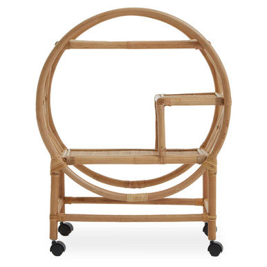 Mataram Natural Rattan 2 Tier Bar Trolley