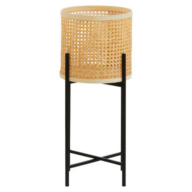Large Rattan Planter with Metal Stand | Depok