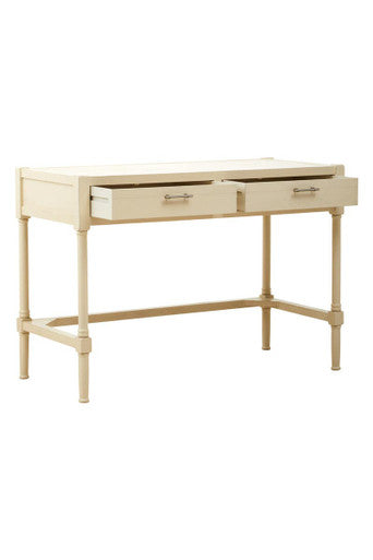 Heritage Ivory Wooden 2 Drawer Desk