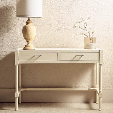 Heritage Ivory Wooden 2 Drawer Desk