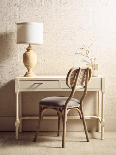 Heritage Ivory Wooden 2 Drawer Desk