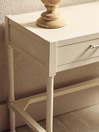 Heritage Ivory Wooden 2 Drawer Desk