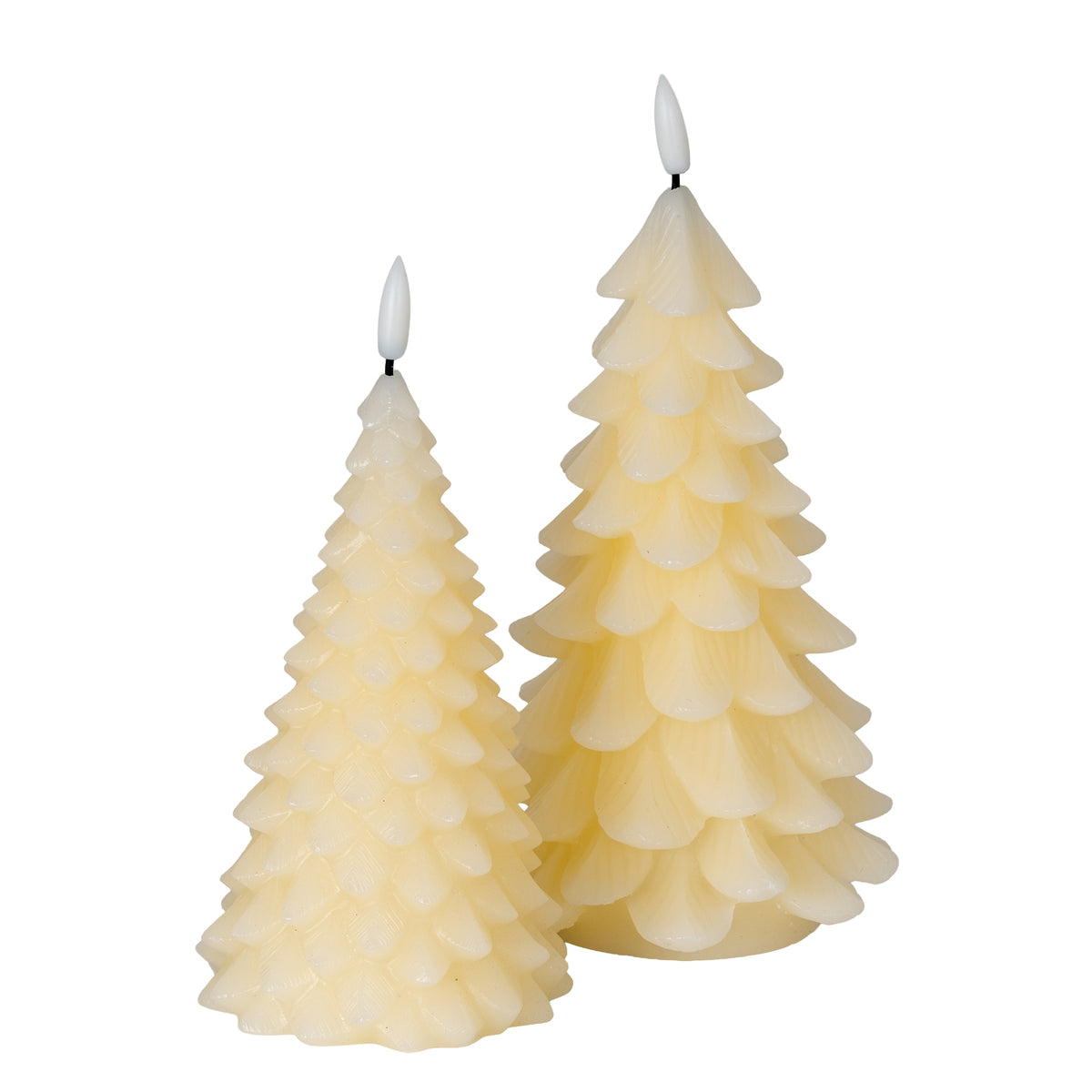 Luxe Collection Natural Glow Cream Large Tree LED Wax Candle