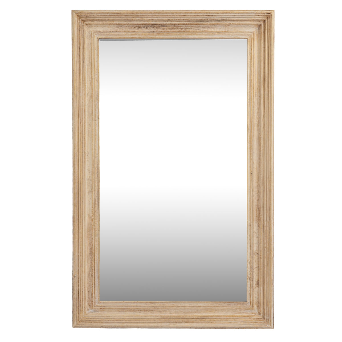 Washed Wood Medium Framed Mirror