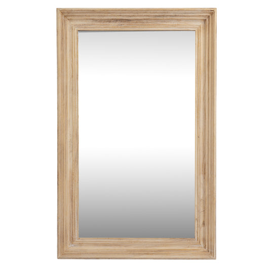 Washed Wood Medium Framed Mirror