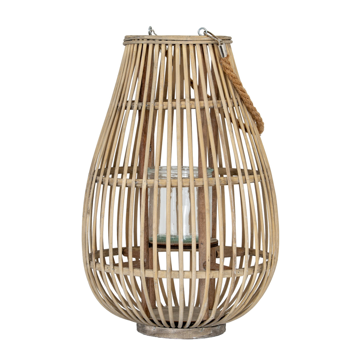 Medium Ellipse Lantern With Glass Holder