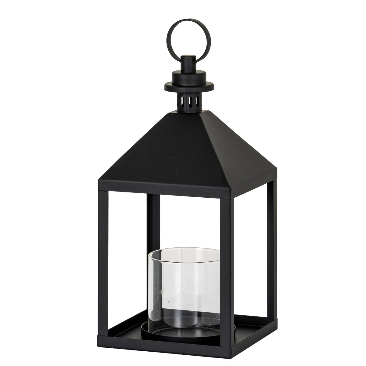 Astra Medium Lantern With Glass Candle Holder
