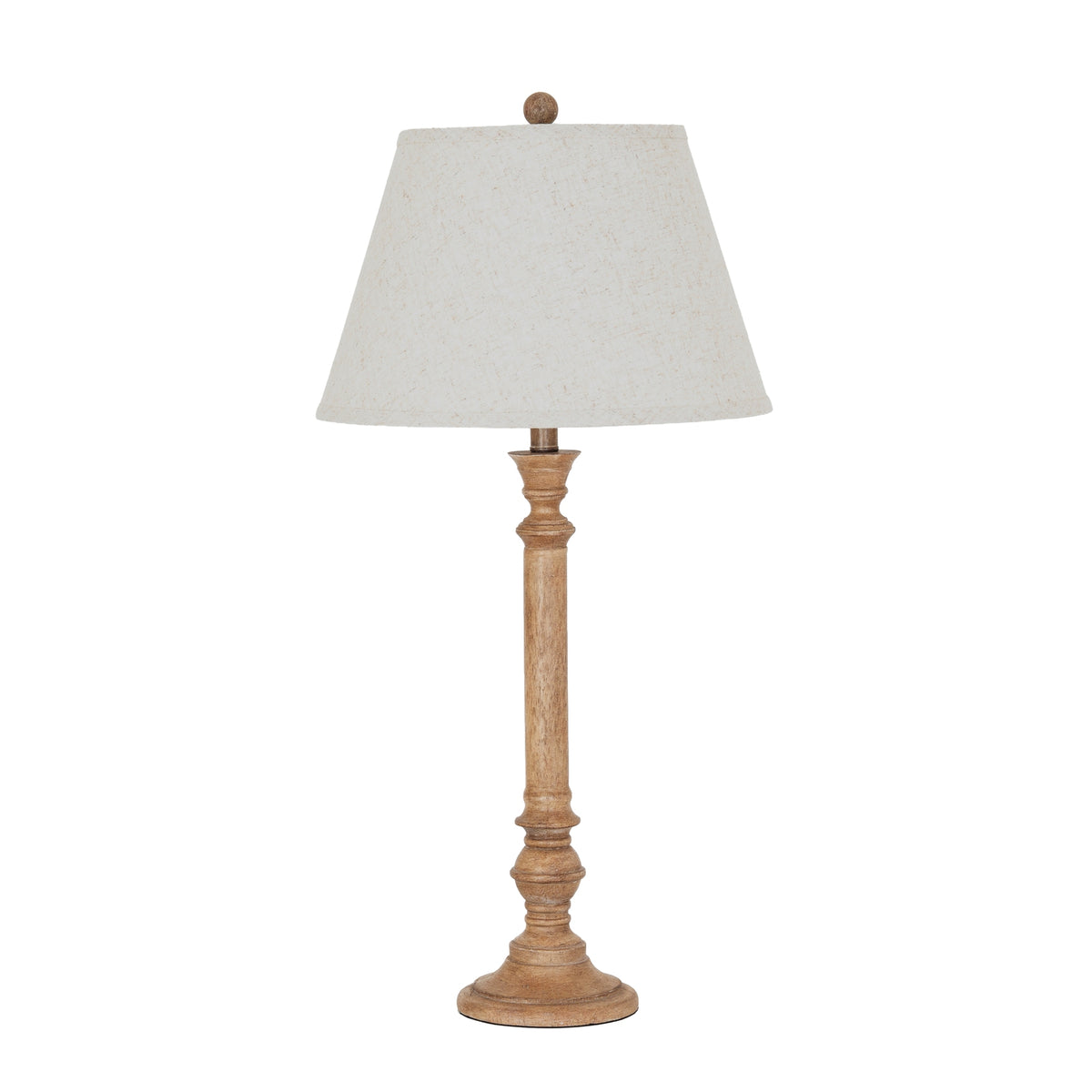 Solenne Table Lamp With Edged Linen Shade