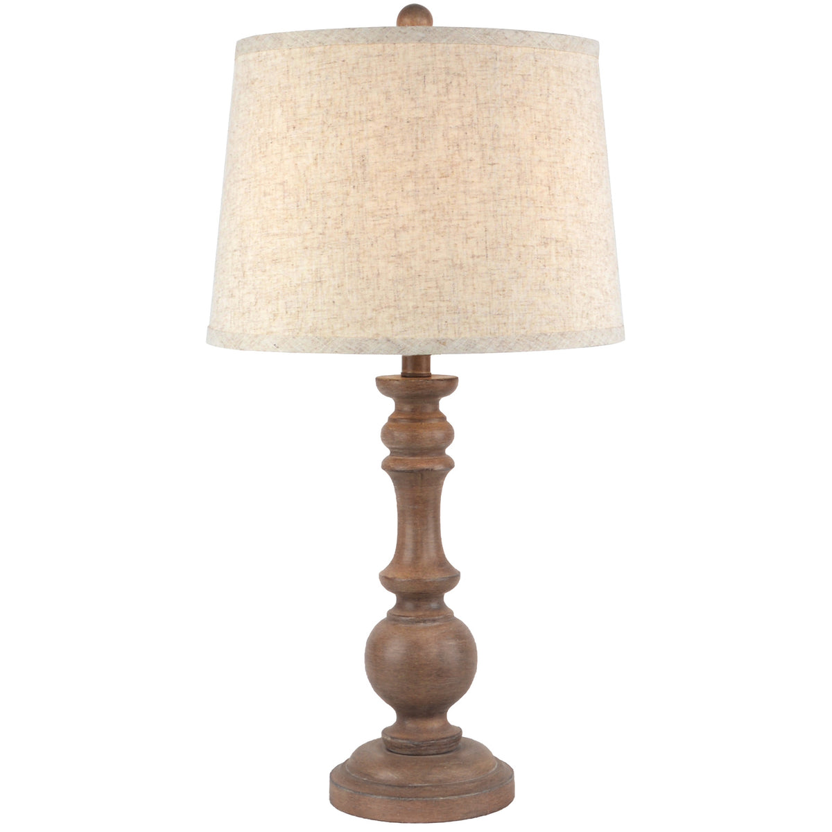 Seraphia Table Lamp With Edged Linen Shade