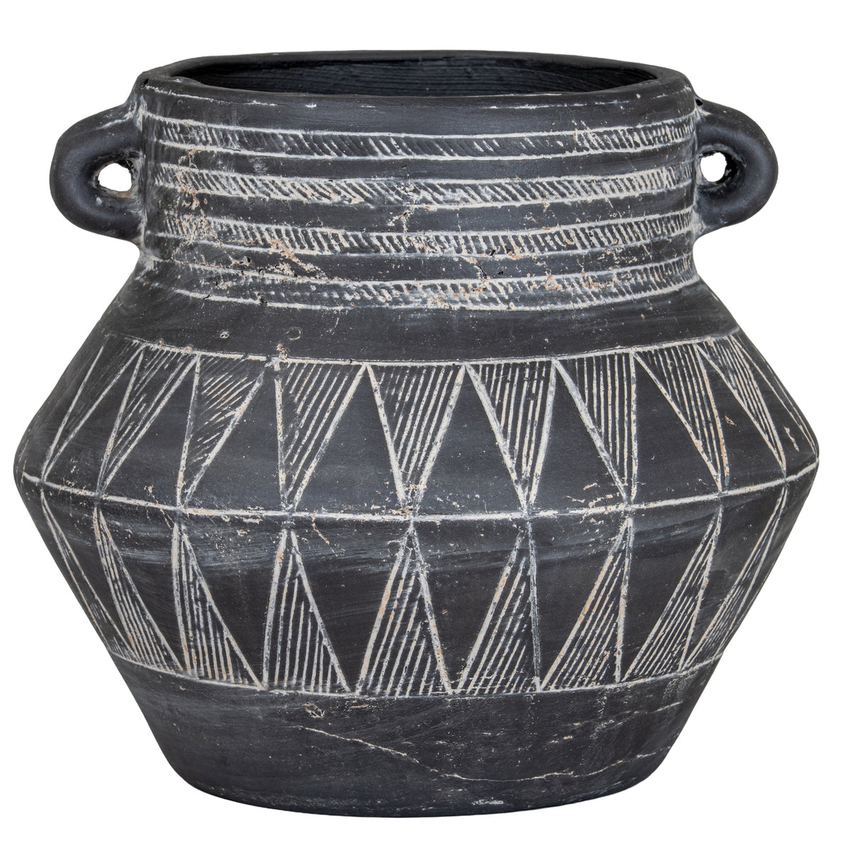 Etched Collection Tall Pot With Handle