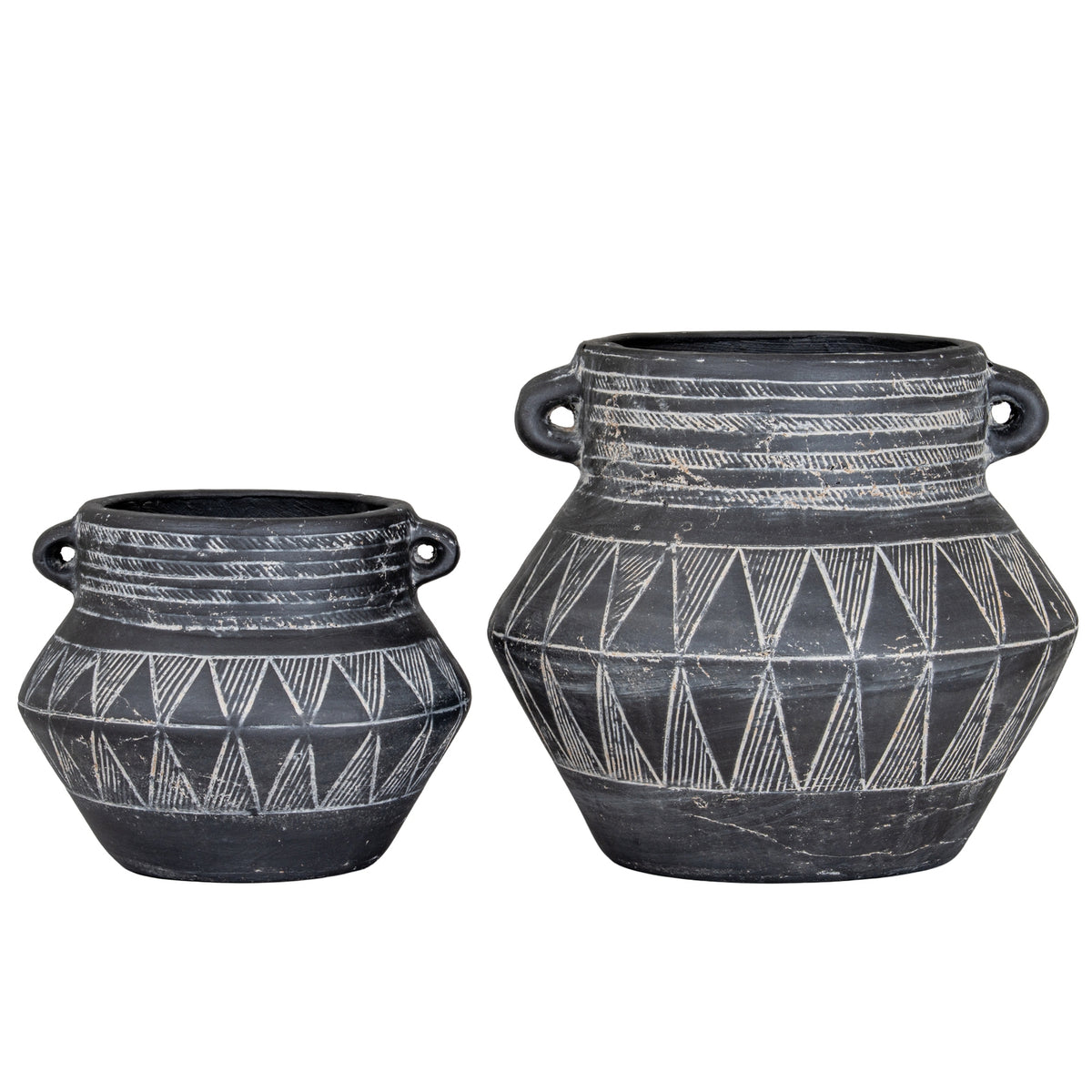 Etched Collection Tall Pot With Handle