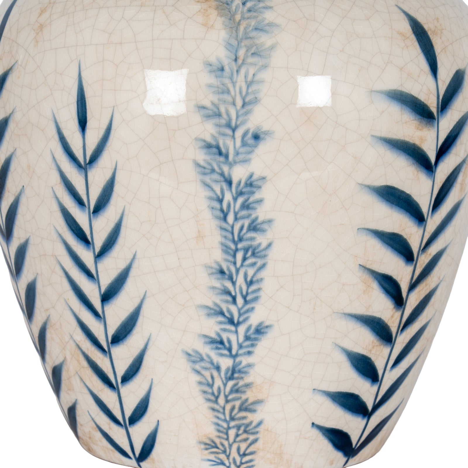 Small Blue Flora Olpe Vase