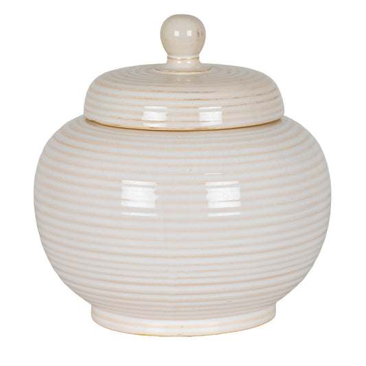 Neva Small Lidded Ceramic Jar