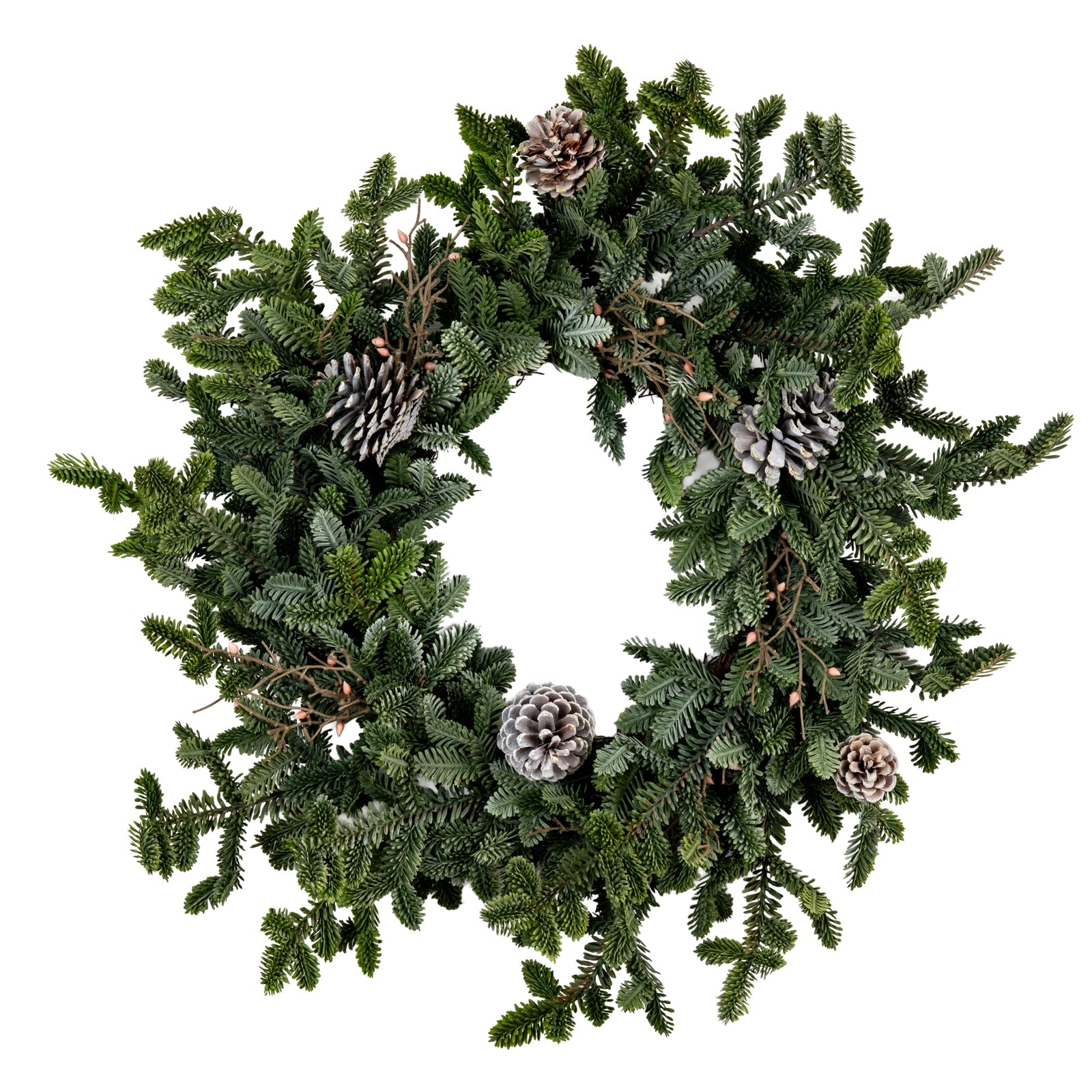 Woodland Pine Wreath With Pinecones