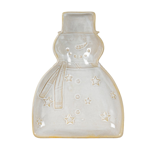Alora Ceramic Snowman Dish
