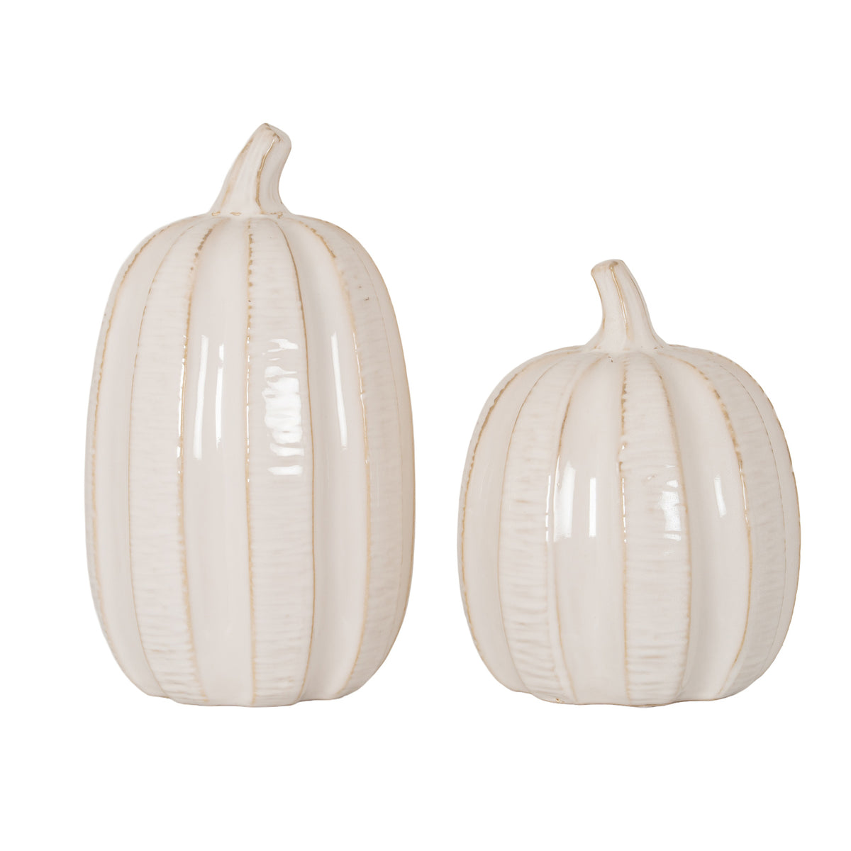 Orlune Tall Ceramic Pumpkin